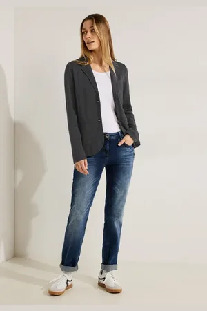 CECIL Dames Blazer met visgraatpatroon in , Gr: XXL