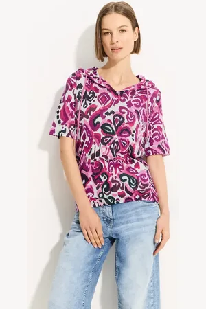 CECIL Dames Hoodie-T-shirt met print in , Gr: M