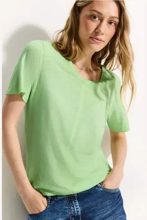 CECIL Dames Zomers T-shirt in , Gr: L