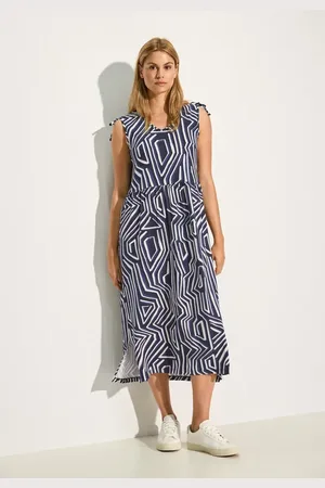 CECIL Dames Jersey jurk met print in , Gr: L