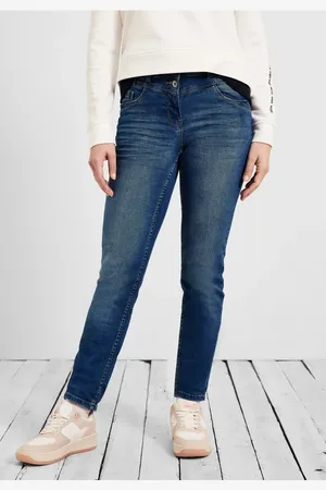 CECIL Dames Slim fit jeans in , Gr: 25