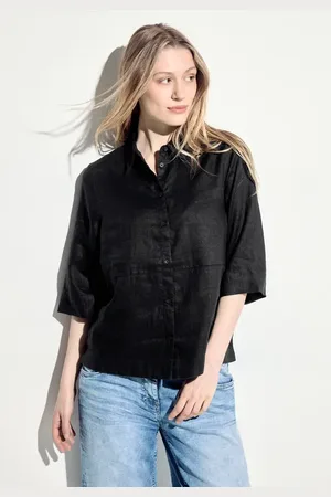CECIL Dames Linnen blouse in , Gr: S