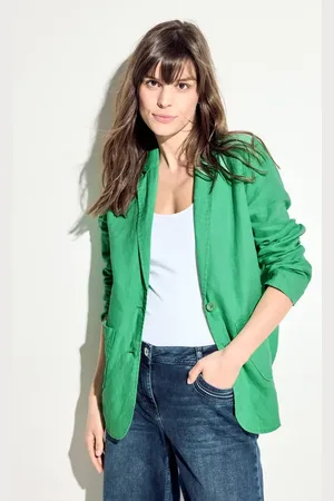 CECIL Dames Linnen blazer in , Gr: XS