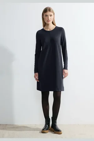 CECIL Dames Solid Jersey Dress in , Gr: S