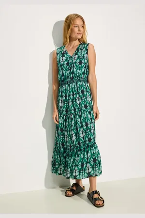 CECIL Dames Maxi-jurk met print in , Gr: 3XL