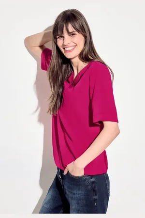 CECIL Dames Blouse met flapkraag in , Gr: S