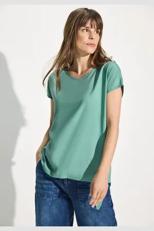 CECIL Dames T-shirt blouse in , Gr: L