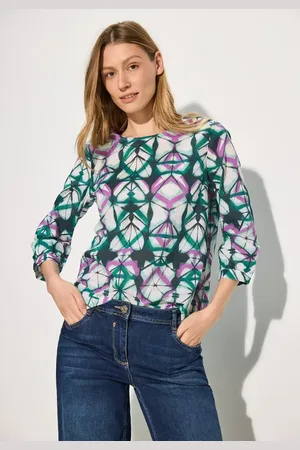 CECIL Dames Lichtgewicht katoenen blouse in , Gr: L