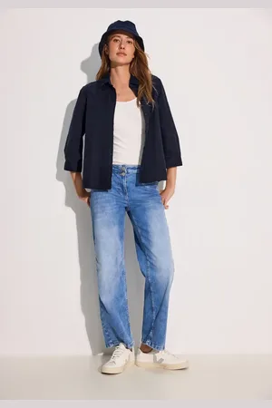CECIL Dames Korte corduroy blouse in , Gr: XXL