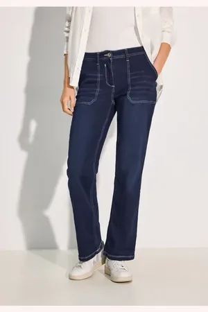 CECIL Dames Losse jeans in , Gr: 33