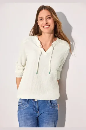 CECIL Dames Gestructureerde blouse in , Gr: L