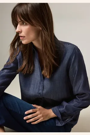 CECIL Dames Denim-look blouse in , Gr: XL