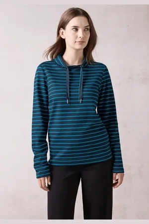 CECIL Dames Shirt met grote kraag in , Gr: L