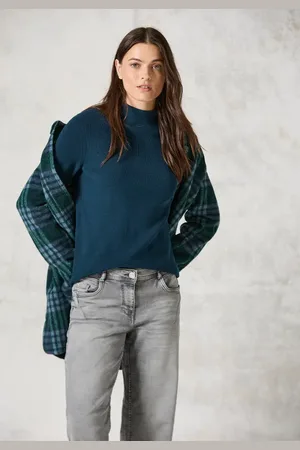 CECIL Dames Trui met structuurmix in , Gr: XL