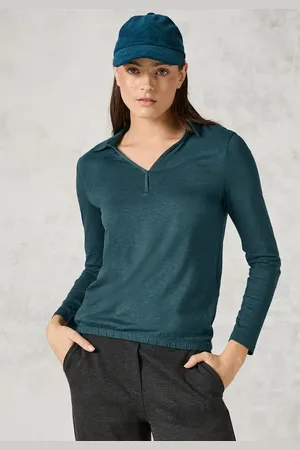 CECIL Dames Shirt met polokraag in , Gr: L