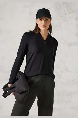 CECIL Dames Blouse shirt met materiaalmix in , Gr: L