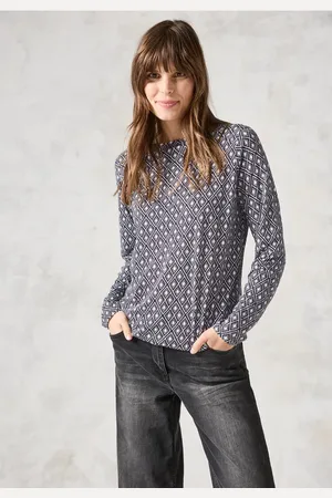 CECIL Dames Shirt met boothals in , Gr: L