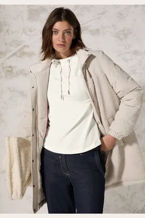 CECIL Dames Shirt met tekst in , Gr: L