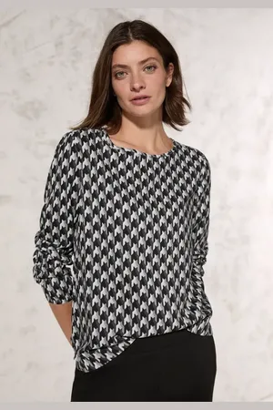 CECIL Dames Blouse met grafische print in , Gr: L