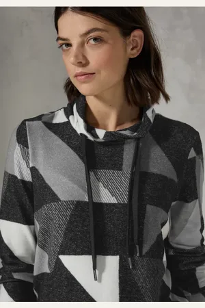 CECIL Dames Shirt met sjaalkraag in , Gr: L