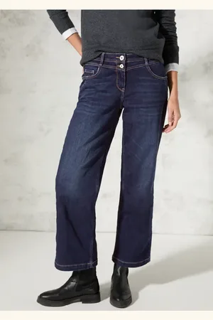 CECIL Dames Uitgespoelde gewassen jeans in , Gr: 28