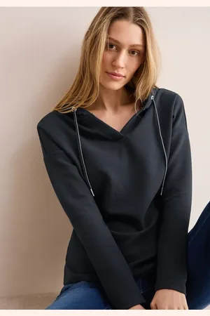 CECIL Dames Twill Hoodie-shirt in , Gr: L