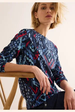 CECIL Dames Bedrukt shirt met lange mouwen in , Gr: L