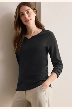 CECIL Dames Shirt met lange mouwen in , Gr: L