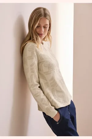 CECIL Dames Jacquard overhemd in , Gr: L