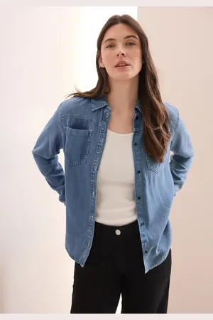 CECIL Dames Lyocell blouse in , Gr: XXL