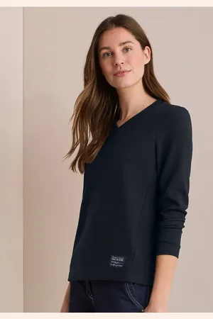 CECIL Dames Shirt met V-hals in , Gr: L