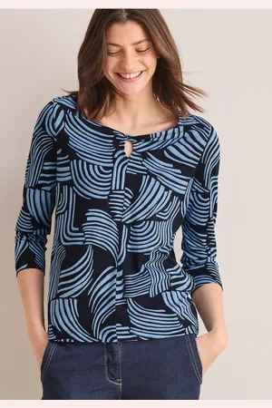 CECIL Dames Shirt met knoopdetail in , Gr: L