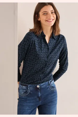CECIL Dames Shirt met minimale print in , Gr: L