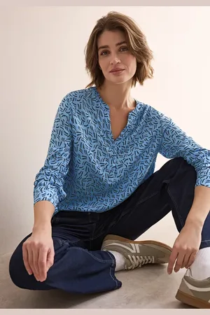 CECIL Dames Blouse met minimale print in , Gr: L