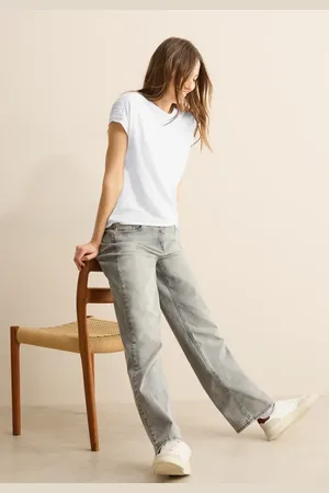 CECIL Dames T-shirt met rimpels in , Gr: L