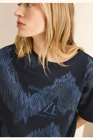 CECIL Dames Shirt met opdruk in , Gr: L