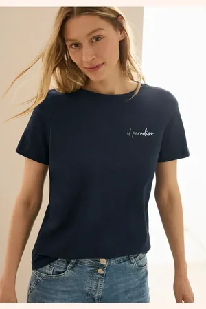 CECIL Dames Shirt met printdetail in , Gr: L