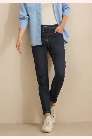 CECIL Dames Straight Legs jeans in , Gr: 25