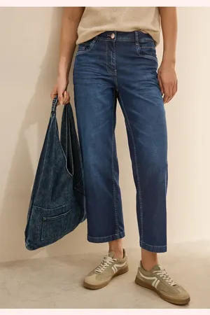 CECIL Dames Wide Legs Jeans in , Gr: 32