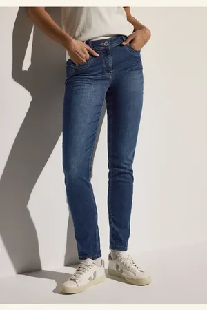 CECIL Dames Slim Fit jeans in , Gr: 25