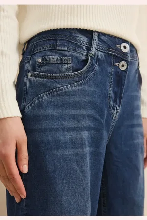 CECIL Dames Wide Legs Jeans in , Gr: 26