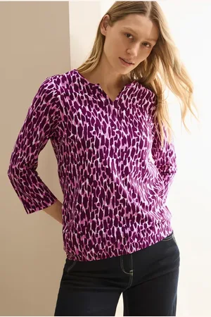 CECIL Dames Bedrukt shirt in , Gr: L