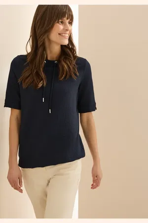 CECIL Dames Seersucker shirt in , Gr: L