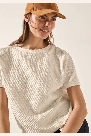CECIL Dames Shirt met textuur in , Gr: L