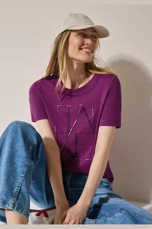 CECIL Dames Shirt met kunstwerk in , Gr: L