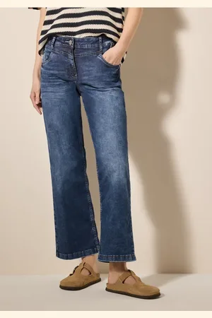 CECIL Dames Wide Legs Jeans in , Gr: 25