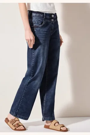 CECIL Dames Wide Legs Jeans in , Gr: 25