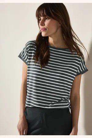 CECIL Dames Gestreept shirt in , Gr: L