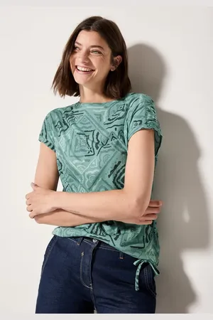 CECIL Dames Shirt met rimpels in , Gr: L