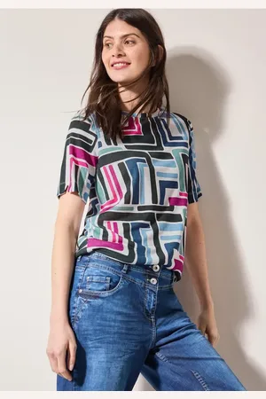 CECIL Dames Shirt met patroon in , Gr: L
